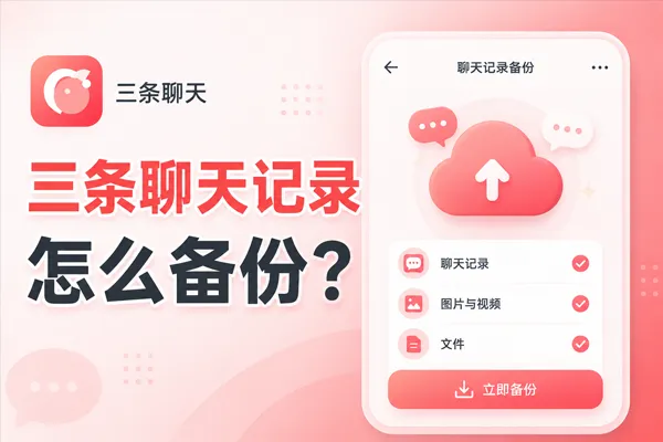 三条聊天记录怎么备份？